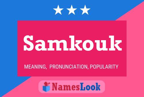 Samkouk Name Poster