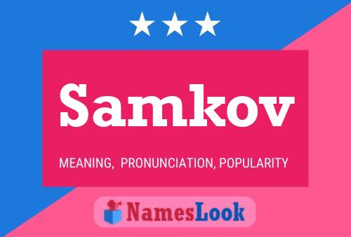 Samkov Name Poster