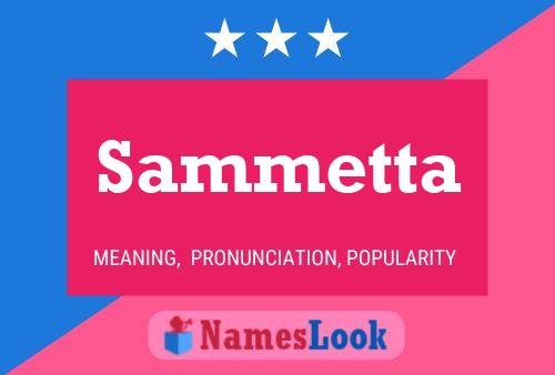 Sammetta Name Poster