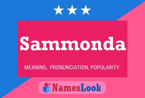 Sammonda Name Poster