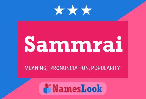 Sammrai Name Poster