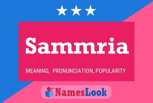 Sammria Name Poster