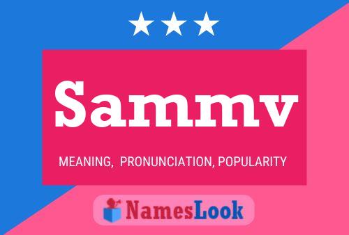 Sammv Name Poster