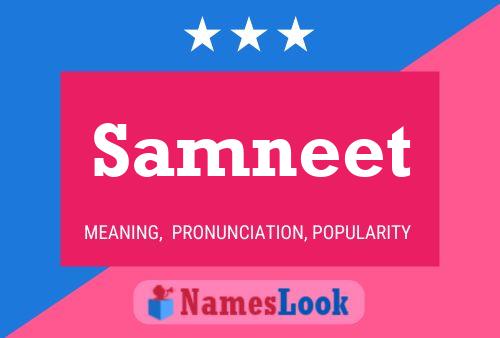 Samneet Name Poster