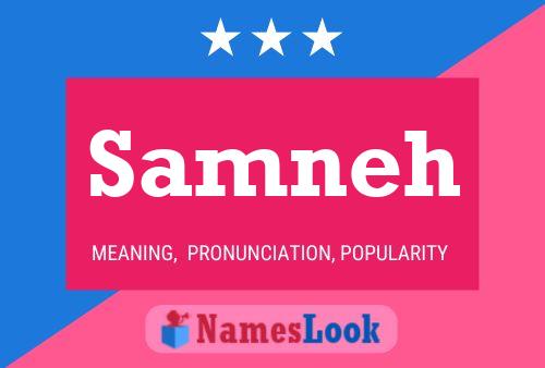 Samneh Name Poster