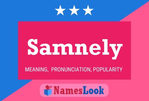 Samnely Name Poster