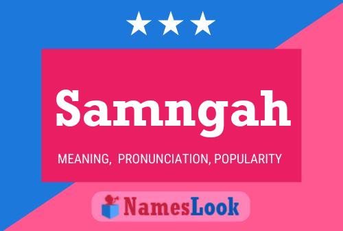 Samngah Name Poster