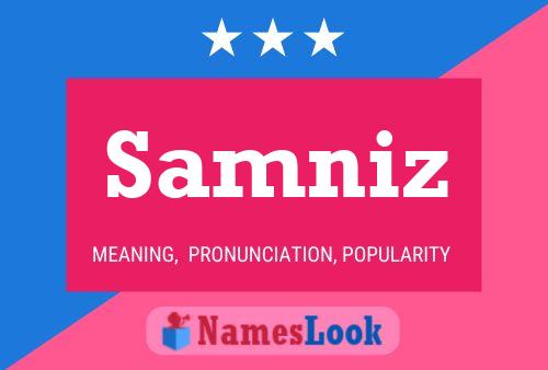 Samniz Name Poster