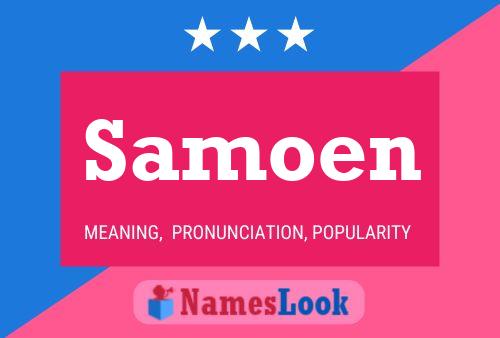 Samoen Name Poster