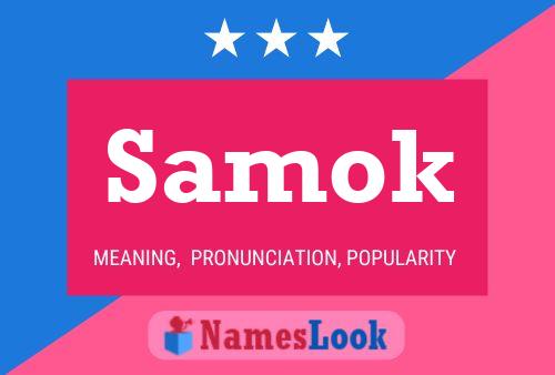 Samok Name Poster