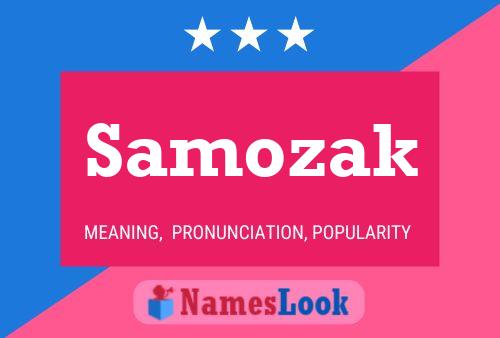 Samozak Name Poster