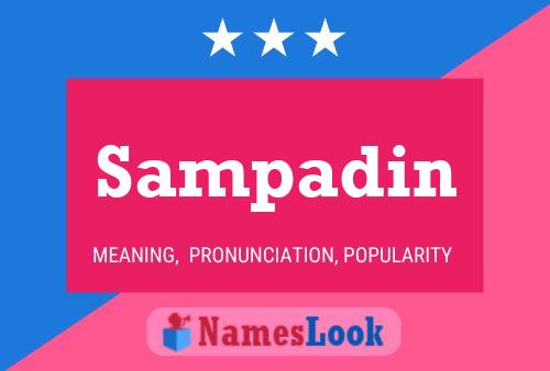 Sampadin Name Poster