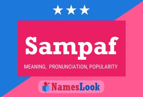 Sampaf Name Poster