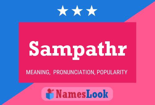 Sampathr Name Poster