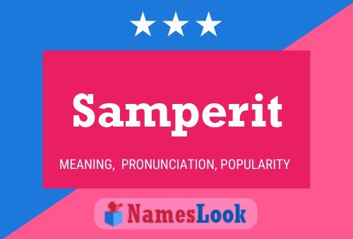 Samperit Name Poster