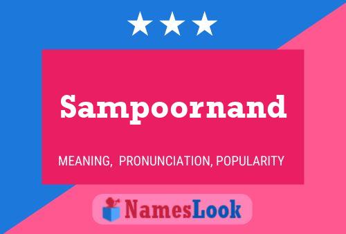 Sampoornand Name Poster