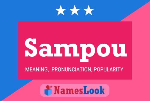 Sampou Name Poster