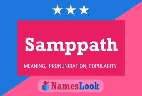 Samppath Name Poster