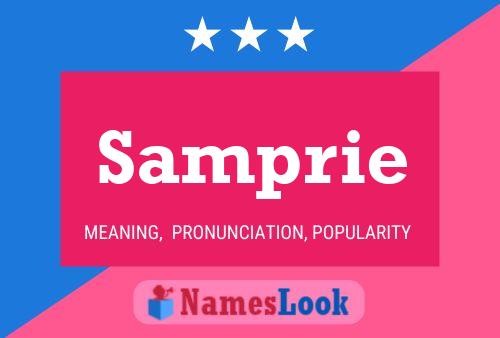 Samprie Name Poster