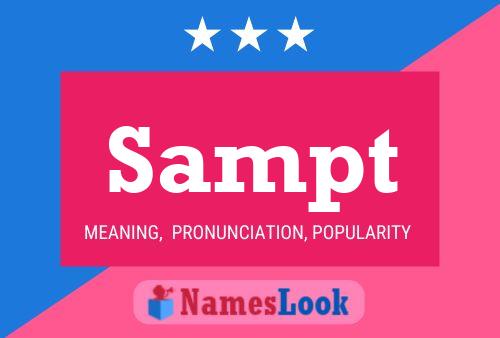 Sampt Name Poster