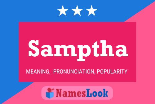 Samptha Name Poster