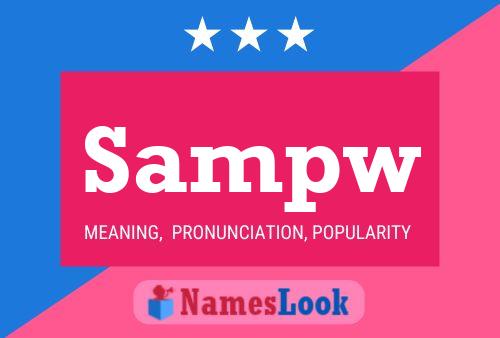 Sampw Name Poster