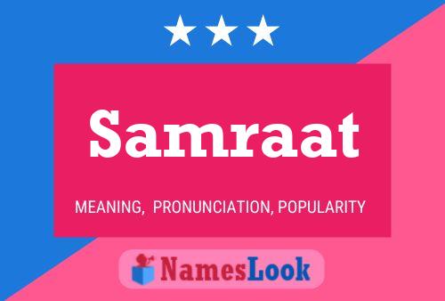 Samraat Name Poster