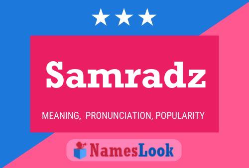 Samradz Name Poster