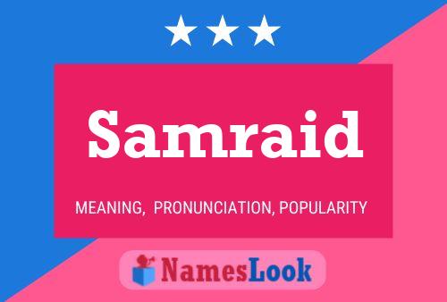 Samraid Name Poster