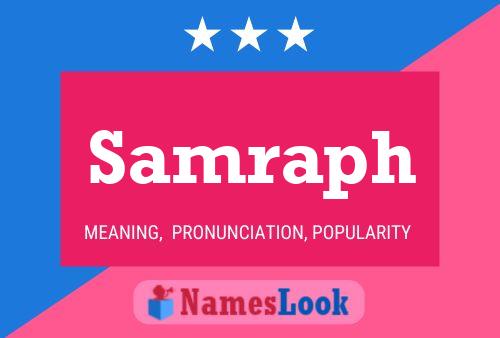 Samraph Name Poster