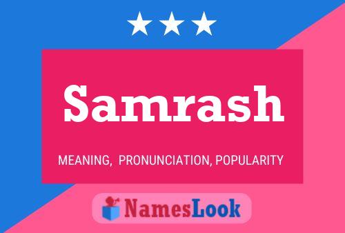 Samrash Name Poster