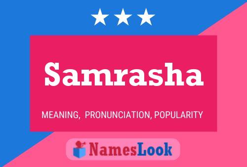 Samrasha Name Poster