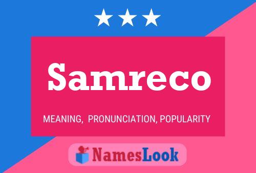 Samreco Name Poster