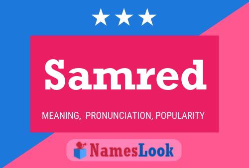 Samred Name Poster