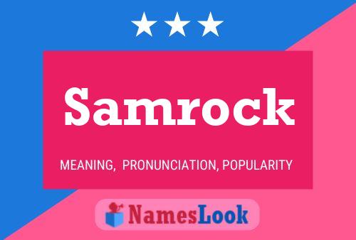 Samrock Name Poster