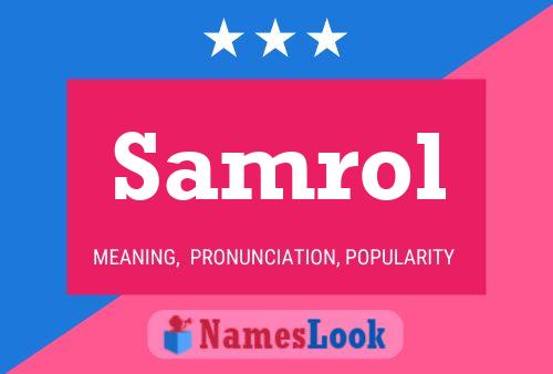 Samrol Name Poster