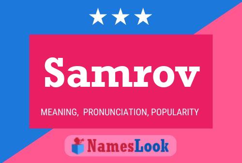 Samrov Name Poster