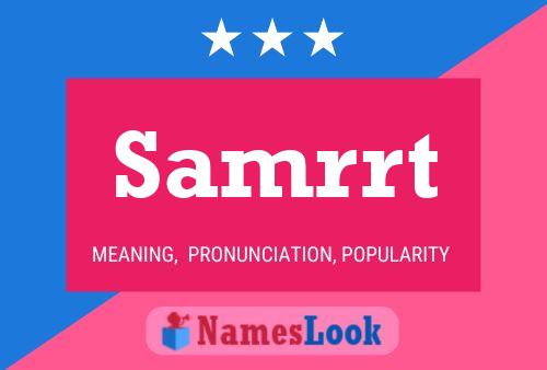 Samrrt Name Poster