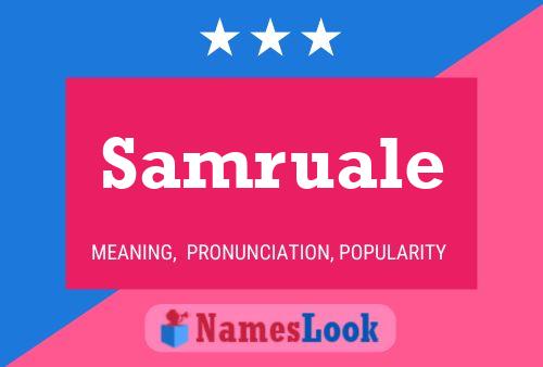 Samruale Name Poster