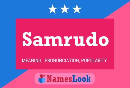 Samrudo Name Poster