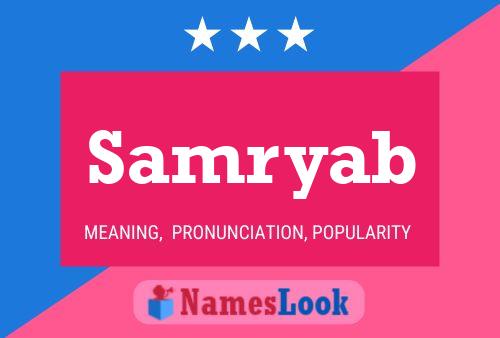 Samryab Name Poster