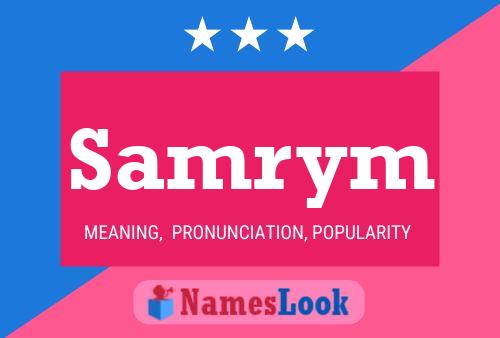 Samrym Name Poster