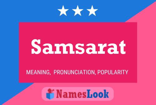 Samsarat Name Poster