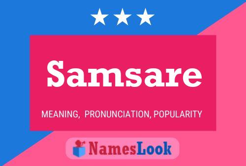 Samsare Name Poster