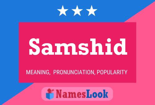 Samshid Name Poster