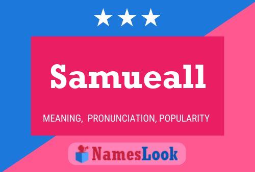 Samueall Name Poster