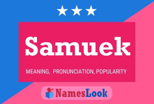 Samuek Name Poster