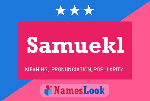 Samuekl Name Poster