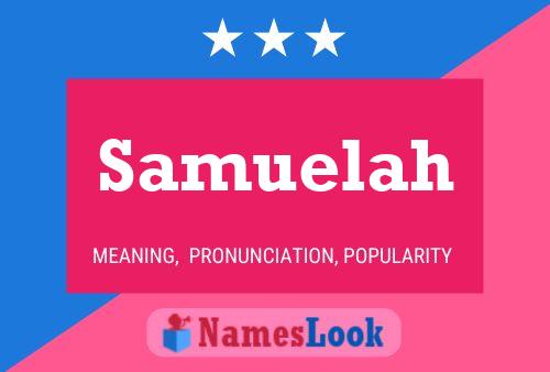 Samuelah Name Poster