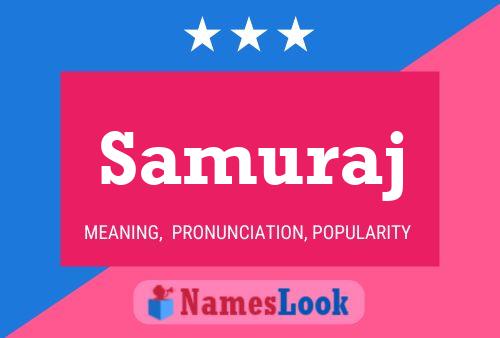 Samuraj Name Poster